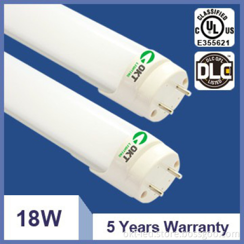 LM79 chip UL DLC 1850LM 4FT 18W t8 replacement led smd tube